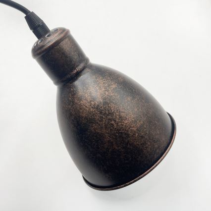 BRILAGI - Lustra LED suspendată pe cablu RIDDY 4xE27/60W/230V cupru cu patină