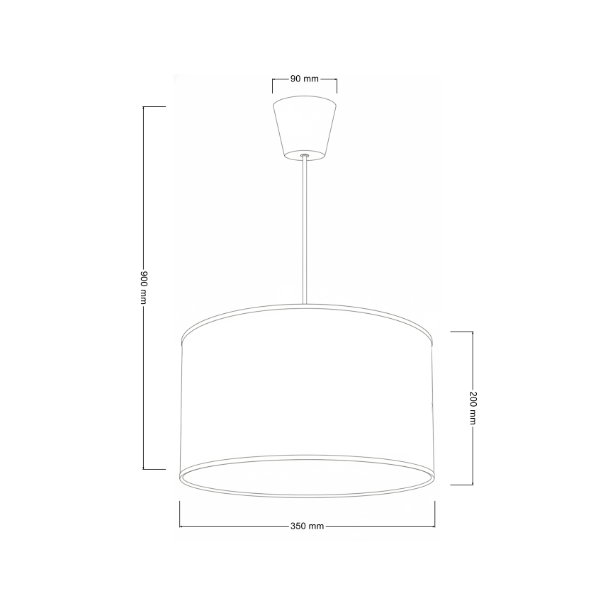 Brilagi - Lustră LED suspendată pentru copii BOBO, 1xE27/10W/230V, Ø 35 cm, alb/iepurași