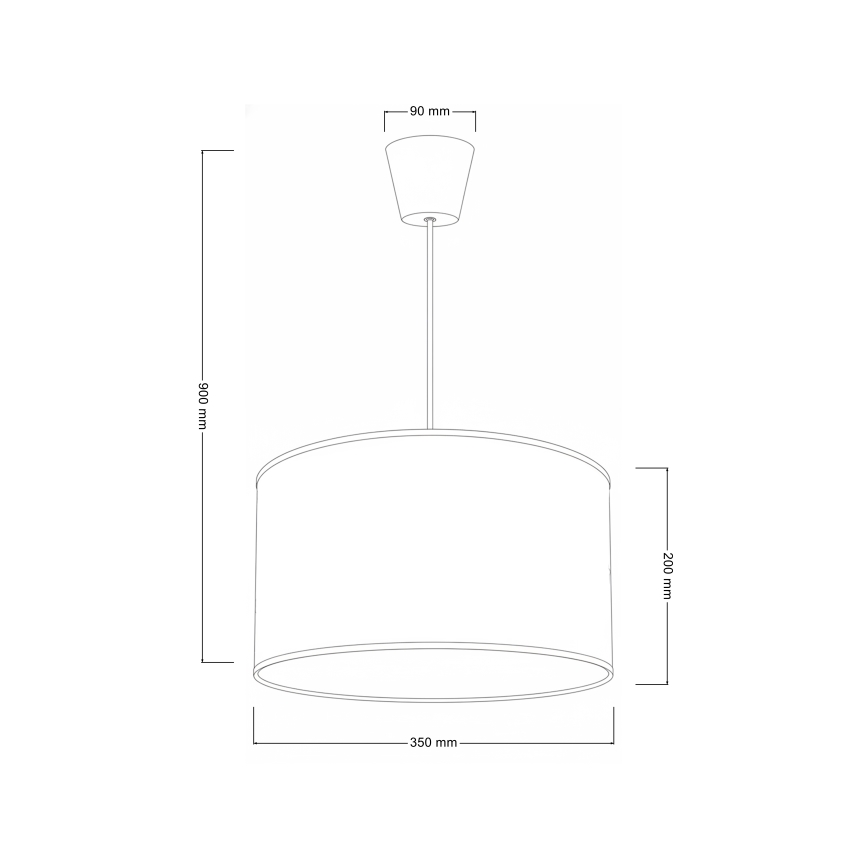 Brilagi - Lustră LED suspendată pentru copii BOBO cu cablu 1xE27/60W/230V Ø 35 cm alb/iepurași