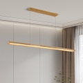 BRILAGI - Lustră LED UMEA WOOD suspendată pe cablu, 40W, 230V, 150 cm, lemn