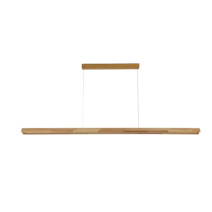 Brilagi - Lustră LED UMEA WOOD suspendată pe cablu, 40W, 230V, 150 cm, lemn