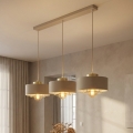 Brilagi - Lustră pe cablu 3xE27/60W/230V bej/auriu