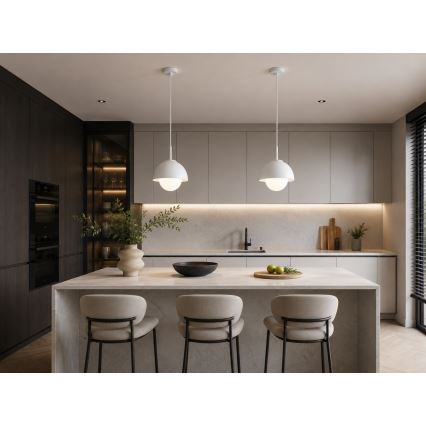 BRILAGI - Lustră pe cablu COSMO 1xE27/60W/230V Ø 18 cm albă