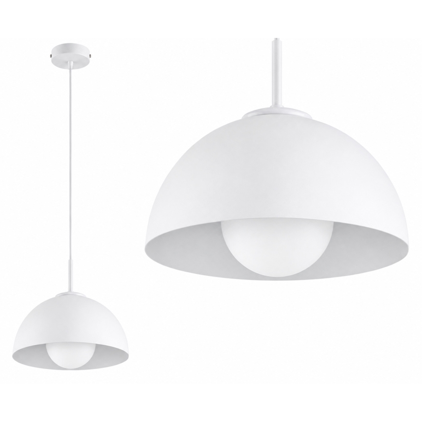 BRILAGI - Lustră pe cablu COSMO 1xE27/60W/230V Ø 30 cm alb/auriu