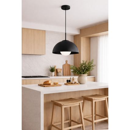 BRILAGI - Lustră pe cablu COSMO 1xE27/60W/230V Ø 30 cm neagră