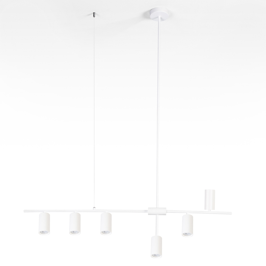 Brilagi - Lustră pe cablu CRANE 6xGU10/30W/230V albă