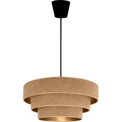 Brilagi - Lustră pe cablu LUNETA 1xE27/60W/230V Ø 40 cm bej/auriu