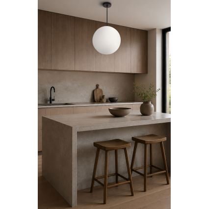 BRILAGI - Lustră pe cablu POLOS 1xE27/40W/230V Ø 30 cm negru