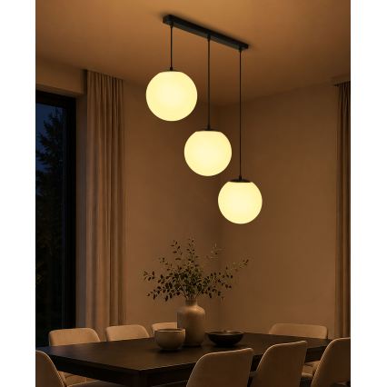 BRILAGI - Lustra pe cablu POLOS 3xE27/40W/230V neagră