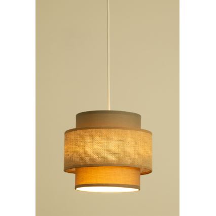 Brilagi - Lustră pe cablu RESNA 3xE27/60W/230V Ø 45 cm maro/bej
