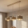 Brilagi - Lustră pe cablu SPRING 3xE27/60W/230V bej/auriu