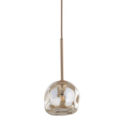 Brilagi - Lustră pe cablu VULCANO 1xG9/8W/230V Ø 15 cm bej/bej fumuriu