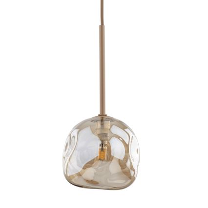 Brilagi - Lustră pe cablu VULCANO 1xG9/8W/230V Ø 15 cm bej/bej fumuriu