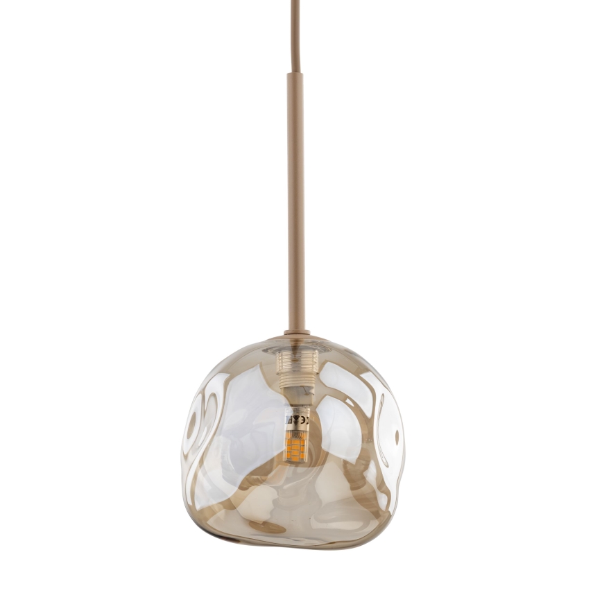 Brilagi - Lustră pe cablu VULCANO 1xG9/8W/230V Ø 15 cm bej/bej fumuriu