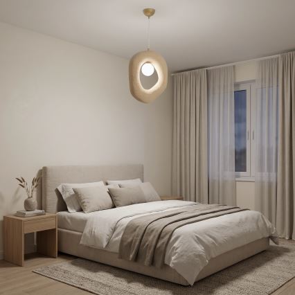 Brilagi - Lustră pe cablu WABI SABI 1xE27/40W/230V crem