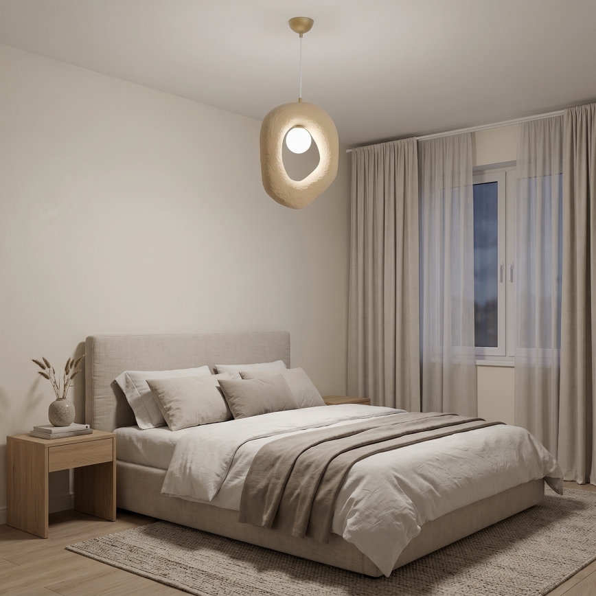 Brilagi - Lustră pe cablu WABI SABI 1xE27/40W/230V crem