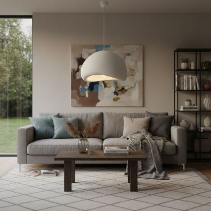 Brilagi - Lustră pe cablu WABI SABI 1xE27/40W/230V Ø 50 cm albă