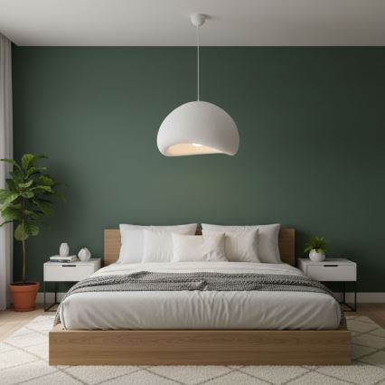 Brilagi - Lustră pe cablu WABI SABI 1xE27/40W/230V Ø 50 cm albă