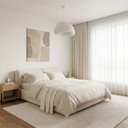 Brilagi - Lustră pe cablu WABI SABI 1xE27/40W/230V Ø 50 cm albă