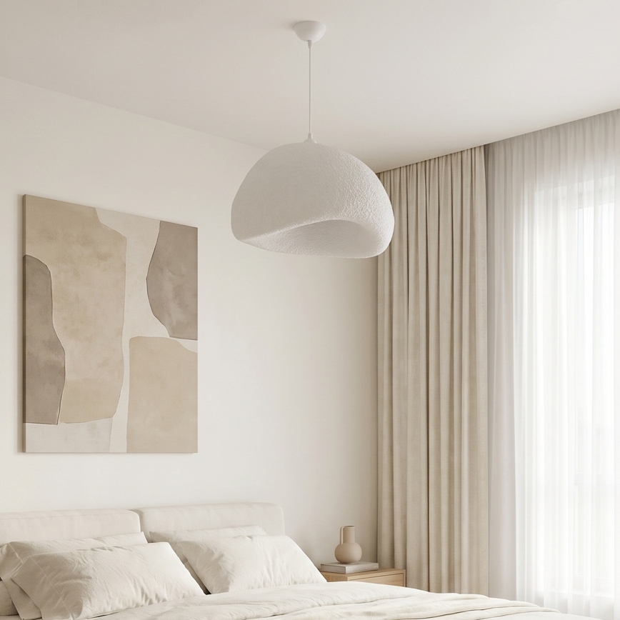 Brilagi - Lustră pe cablu WABI SABI 1xE27/40W/230V Ø 50 cm albă