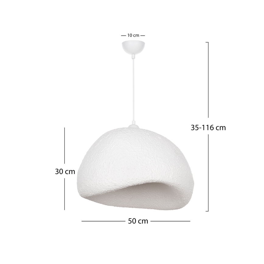 Brilagi - Lustră pe cablu WABI SABI 1xE27/40W/230V Ø 50 cm albă