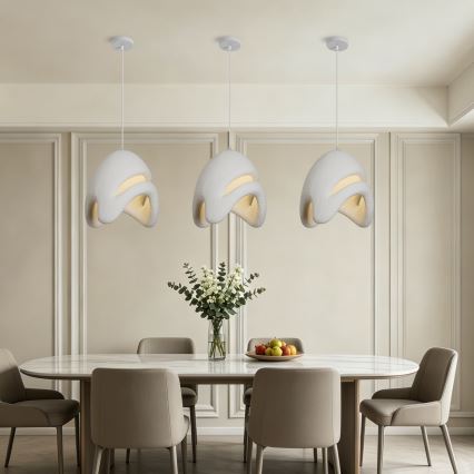 BRILAGI - Lustră pe cablu WABI SABI 1xE27/60W/230V Ø 35 cm albă
