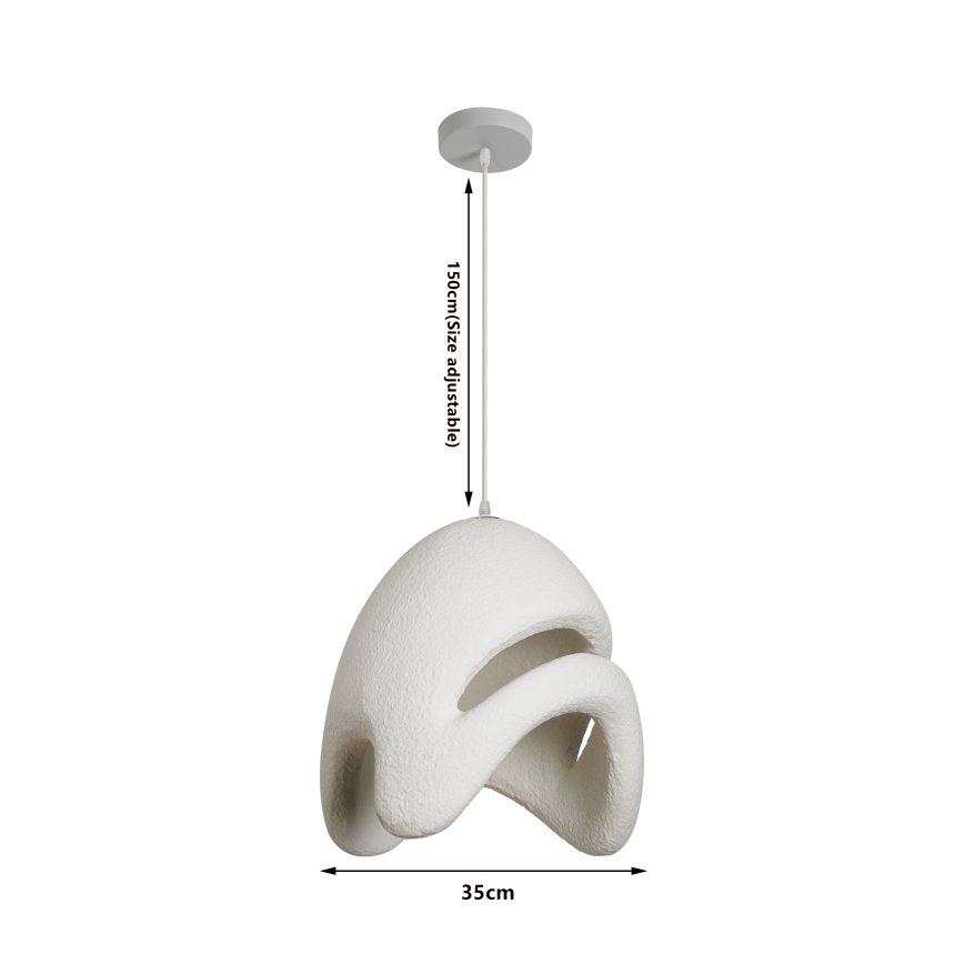 BRILAGI - Lustră pe cablu WABI SABI 1xE27/60W/230V Ø 35 cm albă