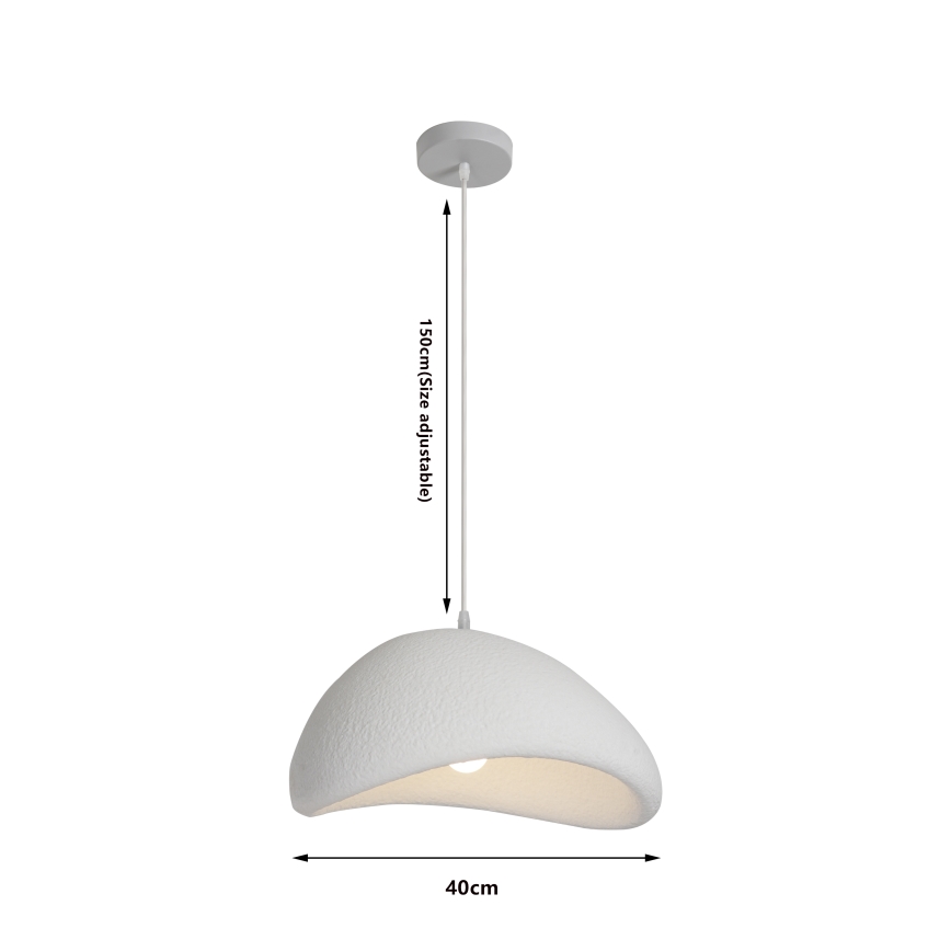 BRILAGI - Lustră pe cablu WABI SABI 1xE27/60W/230V Ø 40 cm alb