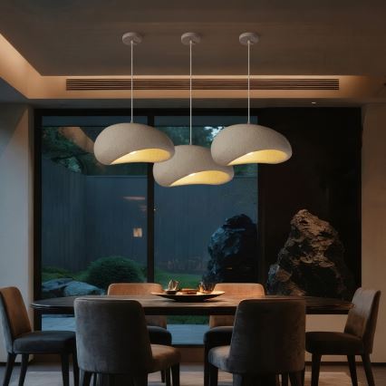 BRILAGI - Lustră pe cablu WABI SABI 1xE27/60W/230V Ø 40 cm albă
