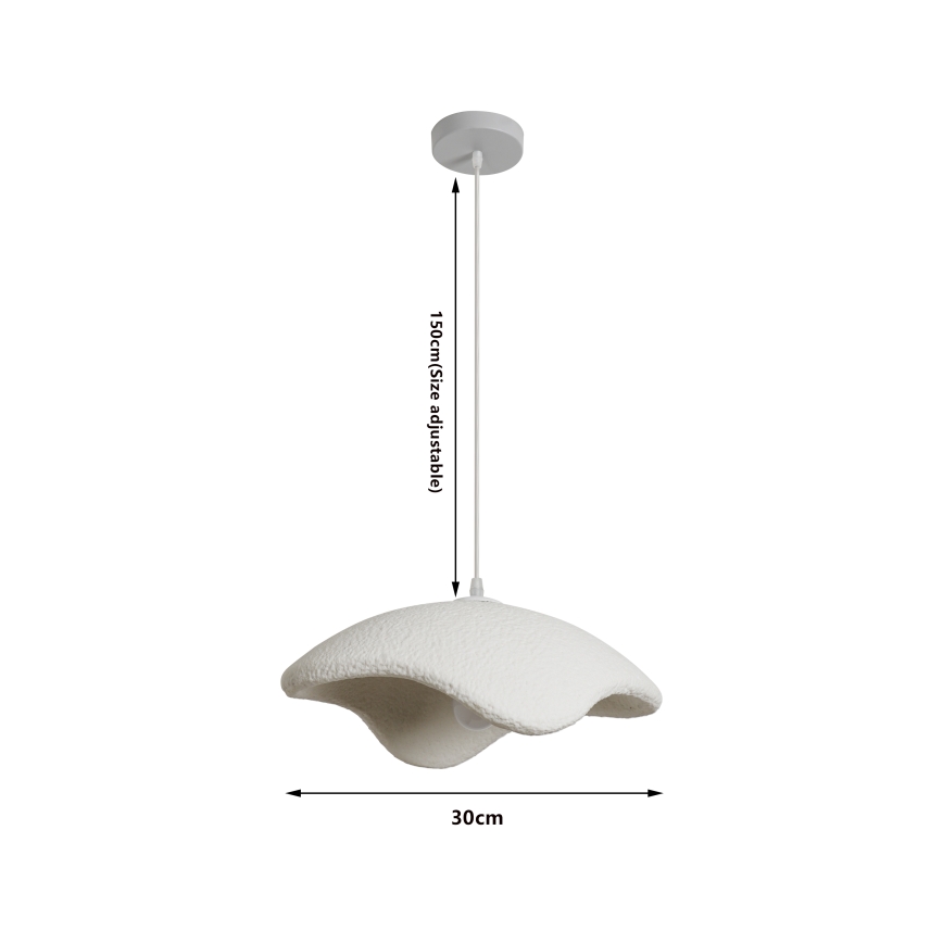 BRILAGI - Lustră pe cablu WABI SABI 1xE27/60W/230V Ø 40 cm albă