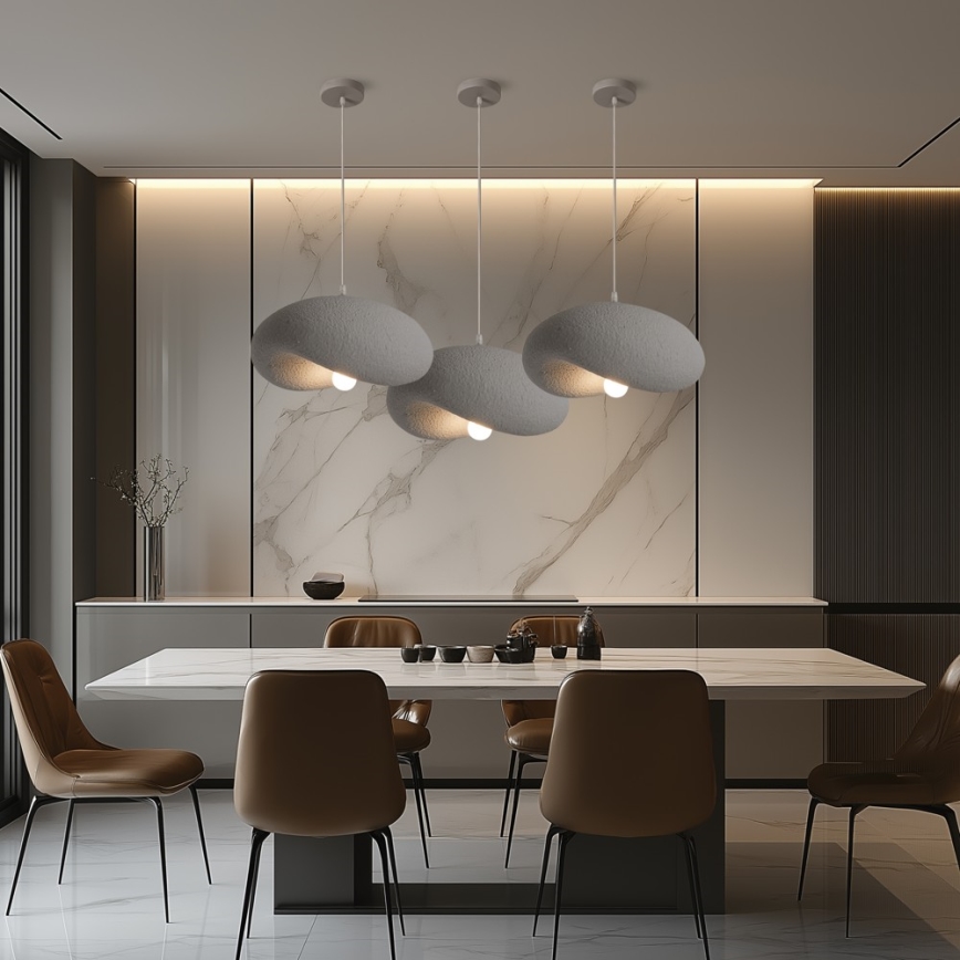 BRILAGI - Lustră pe cablu WABI SABI 1xE27/60W/230V Ø 40 cm gri