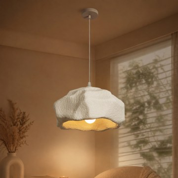 BRILAGI - Lustră pe cablu WABI SABI 1xE27/60W/230V Ø 42 cm albă