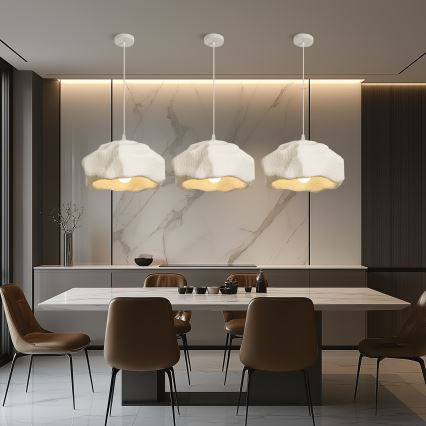 BRILAGI - Lustră pe cablu WABI SABI 1xE27/60W/230V Ø 42 cm albă