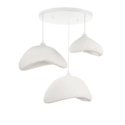 Brilagi - Lustra pe cablu WABI SABI 3xE27/40W/230V diam. 82 cm albă