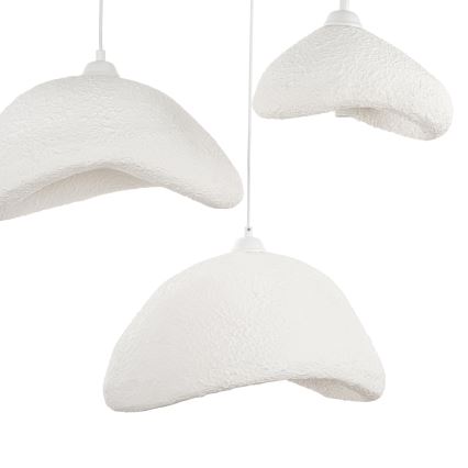 Brilagi - Lustra pe cablu WABI SABI 3xE27/40W/230V diam. 82 cm albă