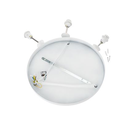 Brilagi - Lustra pe cablu WABI SABI 3xE27/40W/230V diam. 82 cm albă