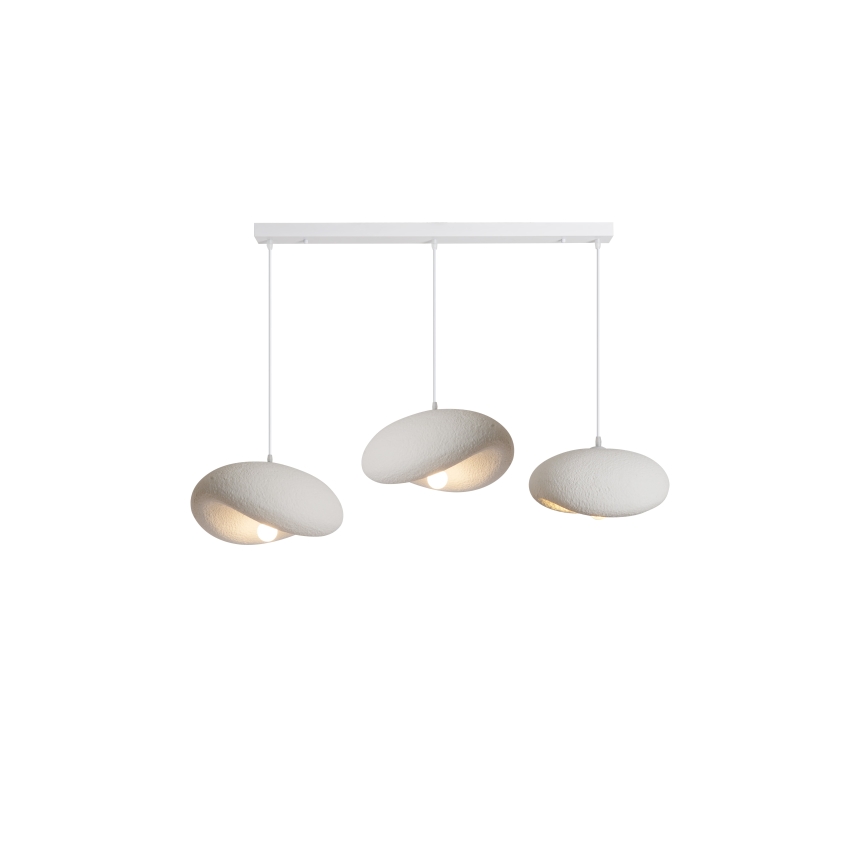 BRILAGI - Lustră pe cablu WABI SABI 3xE27/60W/230V albă