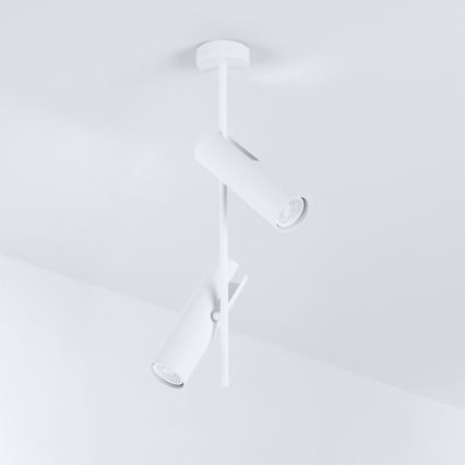 Brilagi - Lustră pe tijă BRANCH 2xGU10/30W/230V albă