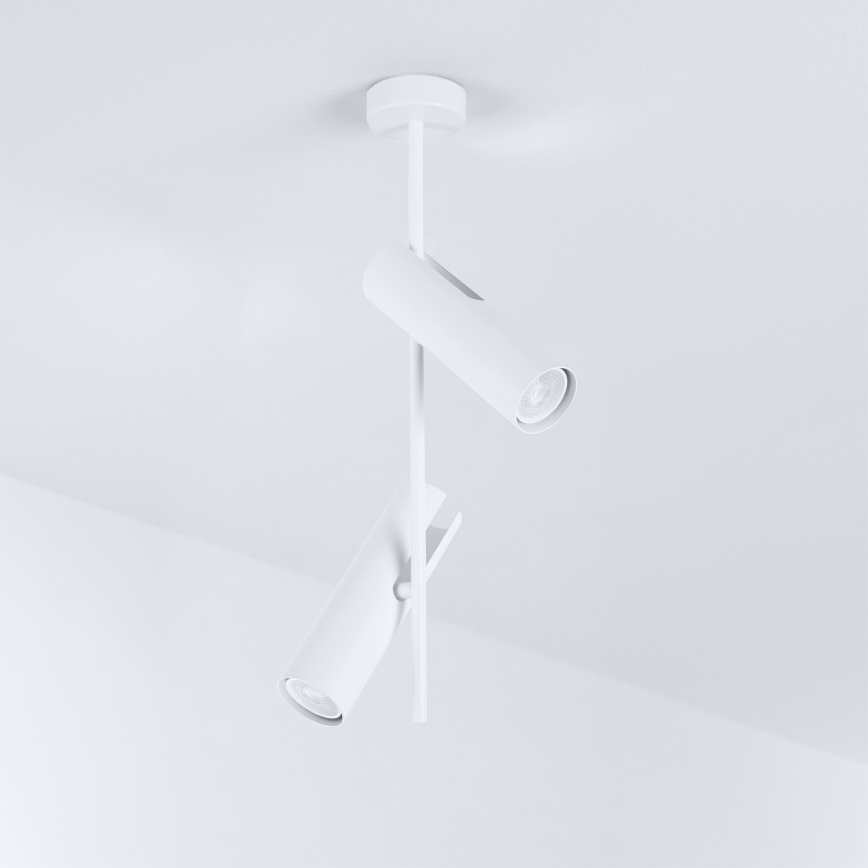 Brilagi - Lustră pe tijă BRANCH 2xGU10/30W/230V albă