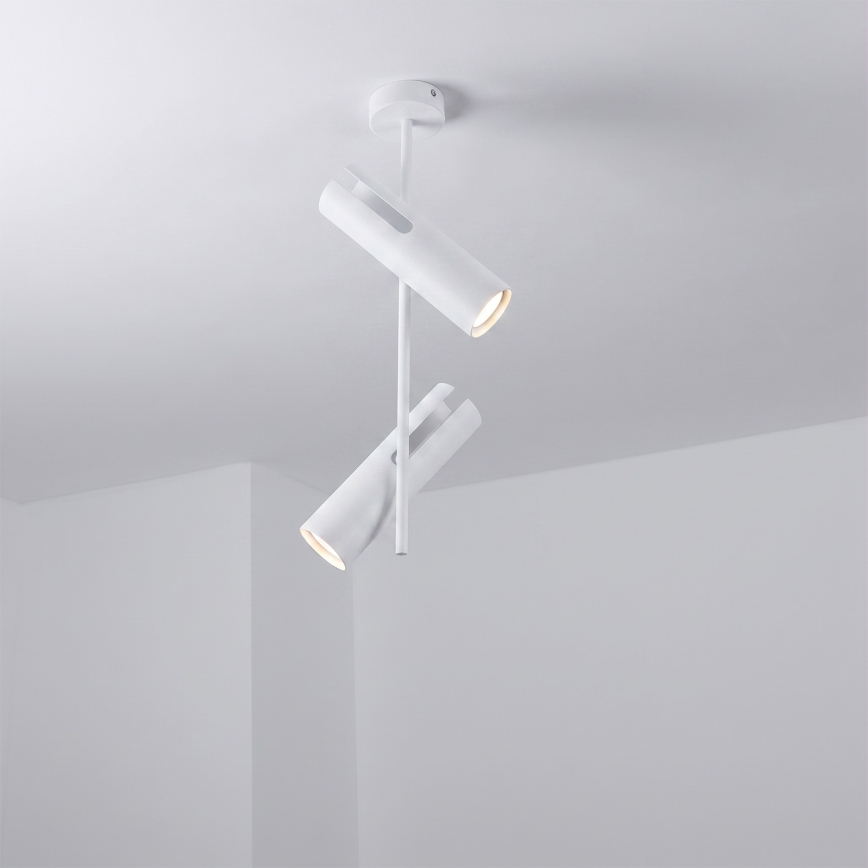Brilagi - Lustră pe tijă BRANCH 2xGU10/30W/230V albă