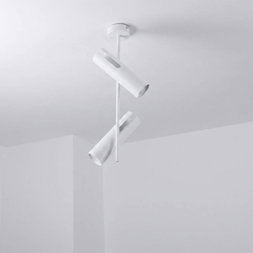 Brilagi - Lustră pe tijă BRANCH 2xGU10/30W/230V albă