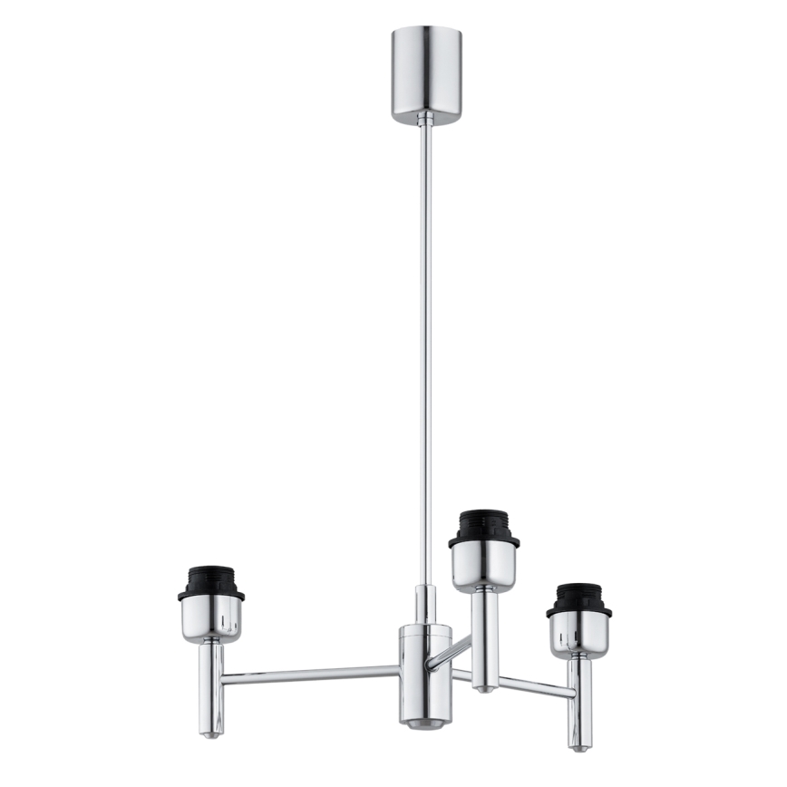 Brilagi - Lustră pe tijă MONTE 3xE27/60W/230V crem/crom lucios