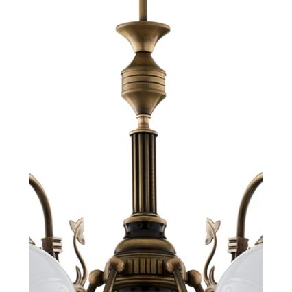 Brilagi - Lustră pe tijă TAURUS 5xE27/15W/230V diam. 70 cm bronz