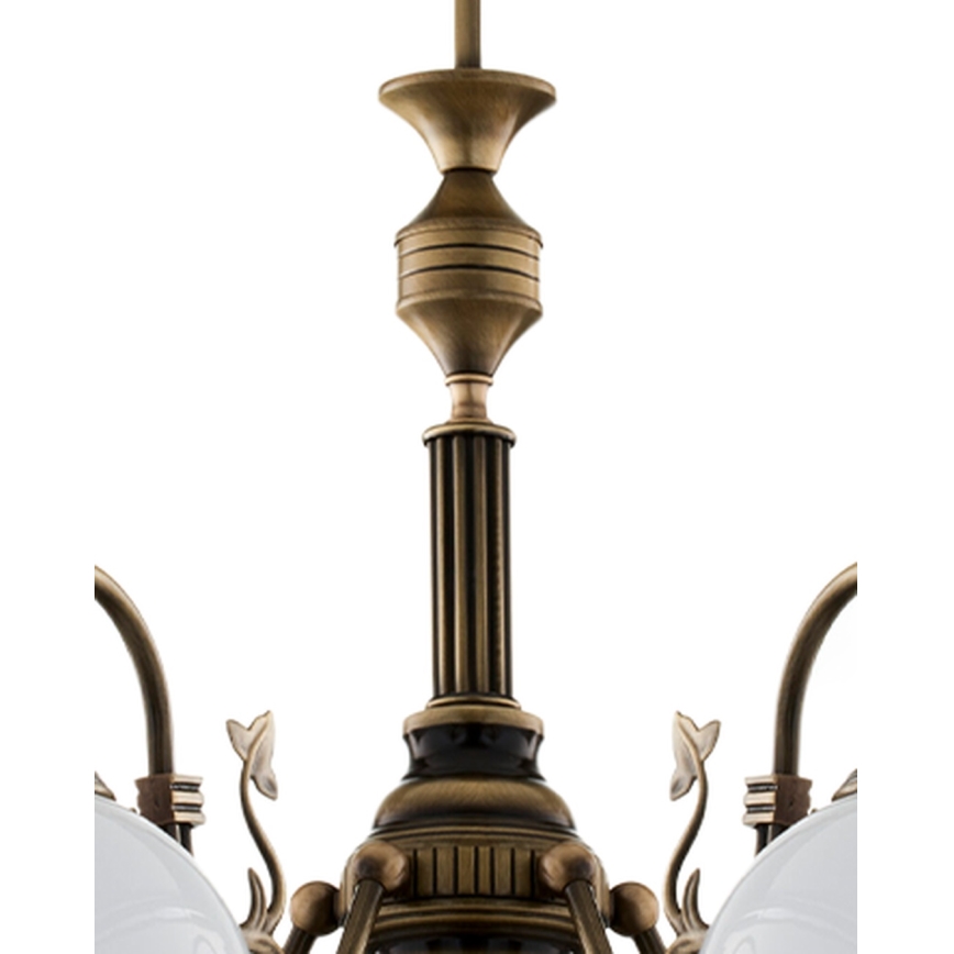 Brilagi - Lustră pe tijă TAURUS 5xE27/15W/230V diam. 70 cm bronz