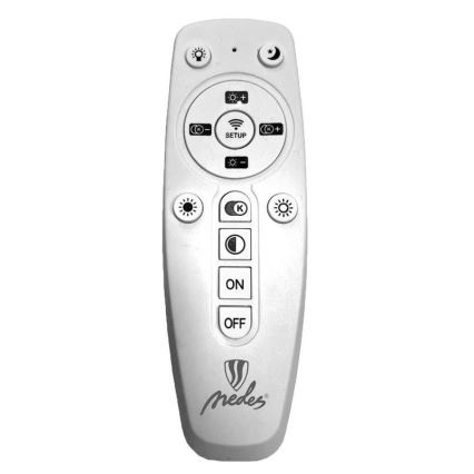 Brilagi - Lustră LED reglabilă suspendată pe cablu CIRCLE LED/55W/230V 3000-6500K Ø 80 cm maro + telecomandă