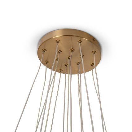Brilagi - Lustră suspendată cu cablu GLOBE 15xE14/15W/230V albă