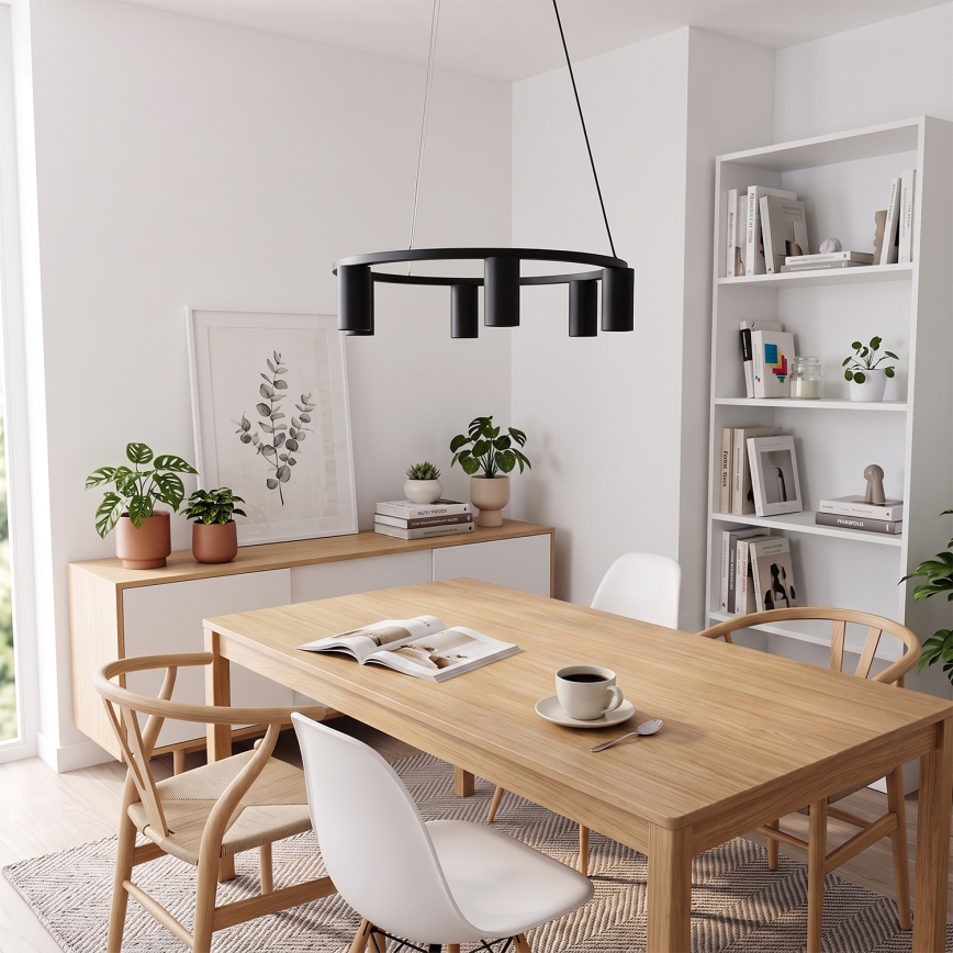 BRILAGI - Lustră suspendată cu cablu SELE 6xGU10/30W/230V neagră