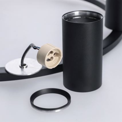 BRILAGI - Lustră suspendată cu cablu SELE 6xGU10/30W/230V neagră