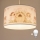 Brilagi - Lustră suspendată LED pentru copii BOBO, 1xE27/10W/230V, Ø 35 cm, roz/zâne