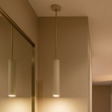 Brilagi - Lustra suspendată pe cablu 1xGU10/15W/230V bej/auriu